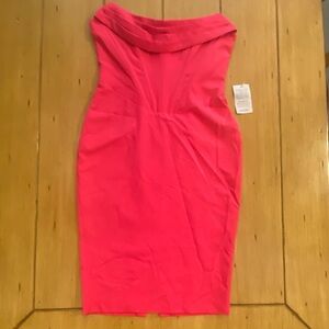 Lavish Alice Women’s Strapless Elegant Pink Short Dress NEW size 8